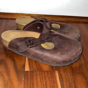 Birkenstock Brown Softbed size 38